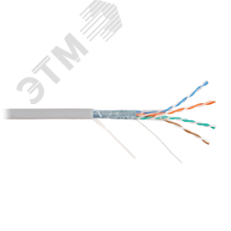 Кабель витая пара СORDLINE F/UTP 5e Сu 4х2х0.51 PVC IN PROF серый 305м