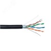 Кабель витая пара СORDLINE F/UTP 5e Сu 4х2х0.51 PE OUT PROF черный 305м