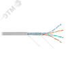 Кабель витая пара СORDLINE F/UTP 5e Сu 4х2х0.48 PVC IN MID серый 305м