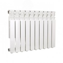 Радиатор алюминиевый секционный  ECO 500/80/10 боковое подключение 1510Вт