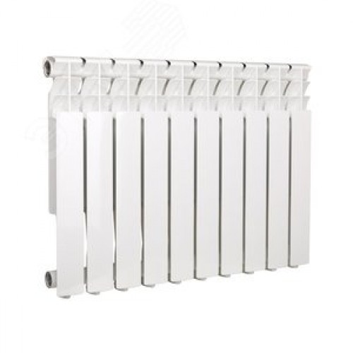 Радиатор алюминиевый секционный  ECO 500/80/10 боковое подключение 1510Вт