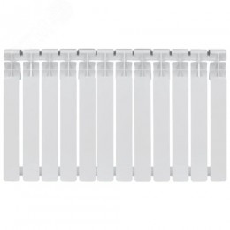Радиатор биметаллический секционный  ECO 500/100/12 боковое подключение 1908Вт