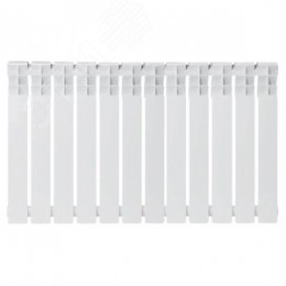 Радиатор биметаллический секционный  ECO 500/80/12 боковое подключение 1776Вт