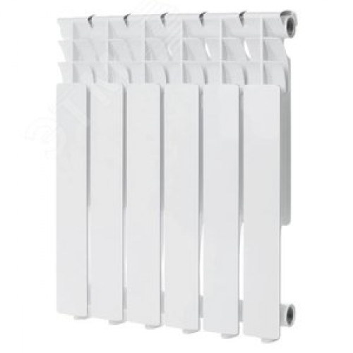 Радиатор алюминиевый секционный  ECO 500/80/6 боковое подключение 906Вт