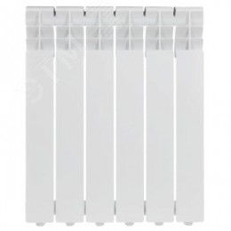 Радиатор алюминиевый секционный  ECO 500/80/6 боковое подключение 906Вт