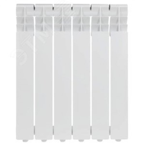 Радиатор алюминиевый секционный  ECO 500/80/6 боковое подключение 906Вт