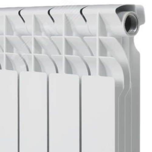 Радиатор алюминиевый секционный  ECO 500/80/6 боковое подключение 906Вт