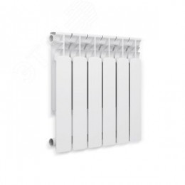 Радиатор биметаллический секционный  ECO 500/100/12 боковое подключение 1908Вт