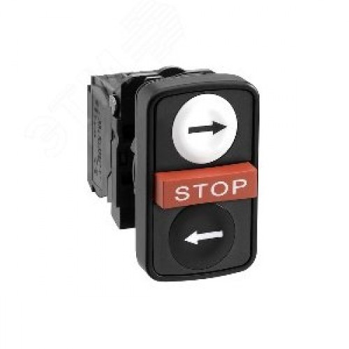 Кнопка 22мм тройная с маркировкой