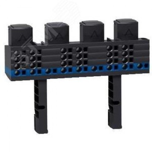 Блок распределительный MULTICLIP 160А половинной длины 4п