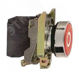 Кнопка красная без фиксации О 1нз