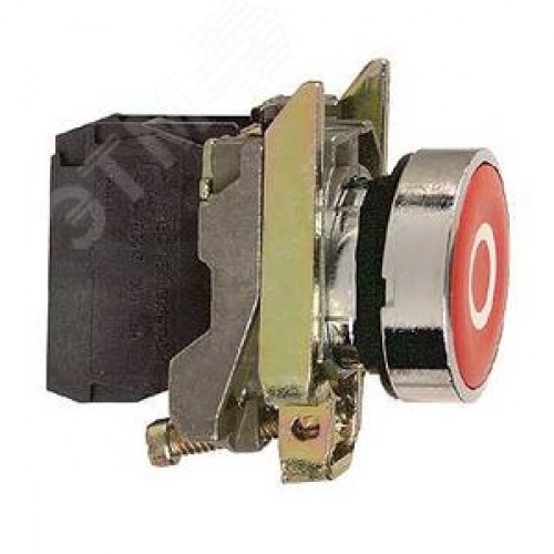 Кнопка красная без фиксации О 1нз