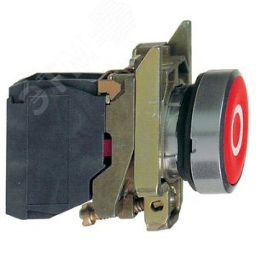 Кнопка красная без фиксации О 1нз