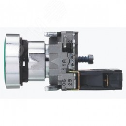 Кнопка зеленая I без фиксации 1но