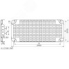 Плата монтажная перфорированная 225х600мм