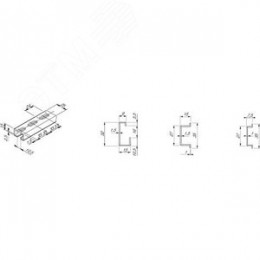 Рейка вертикальная алюминиевая 3М
