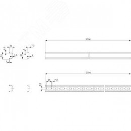 DIN-РЕЙКА СИММЕТРИЧНАЯ 1000ММ