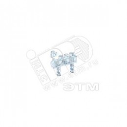 Блок распределительный MULTICLIP 160А половинной длины 4п