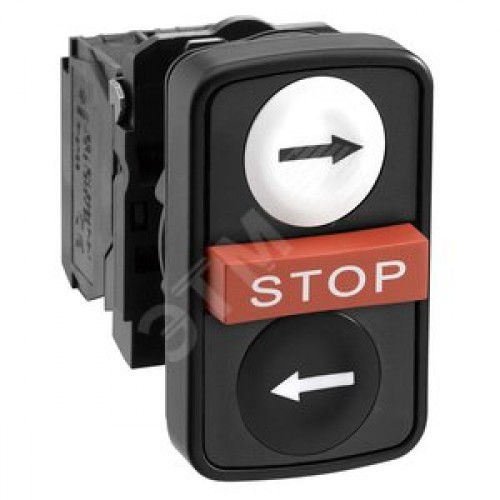 Кнопка 22мм тройная с маркировкой