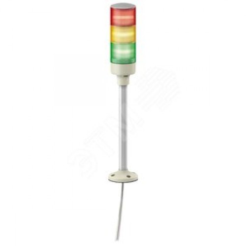 Колонна световая красный-желтый-зеленый 24В стойка+основание