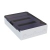 Щит ЩРН-п-24 белый с черной полупрозрачной дверью IP40 OptiBox PRO