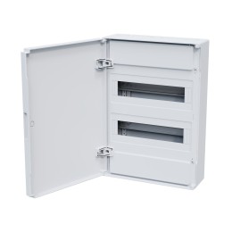 Щит  ЩРН-п-24 белый с белой дверью IP40 OptiBox PRO