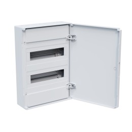 Щит  ЩРН-п-24 белый с белой дверью IP40 OptiBox PRO