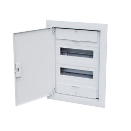 Щит  ЩРВ-п-24 белый с белой дверью IP40 OptiBox PRO