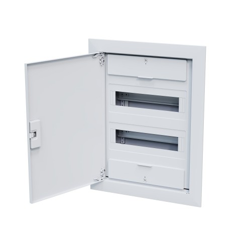 Щит  ЩРВ-п-24 белый с белой дверью IP40 OptiBox PRO