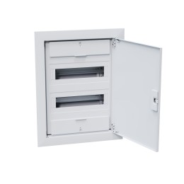 Щит  ЩРВ-п-24 белый с белой дверью IP40 OptiBox PRO