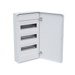 Щит  ЩРН-п-36 белый с белой дверью IP40 OptiBox PRO