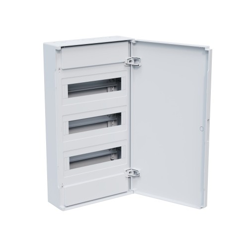 Щит  ЩРН-п-36 белый с белой дверью IP40 OptiBox PRO