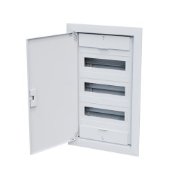 Щит  ЩРВ-п-36 белый с белой дверью IP40 OptiBox PRO
