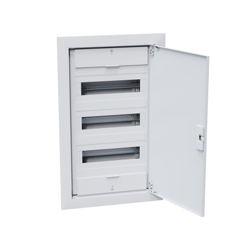 Щит  ЩРВ-п-36 белый с белой дверью IP40 OptiBox PRO