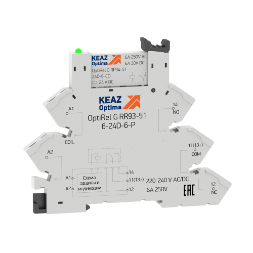 Модуль релейный OptiRel G RM38-61-24D-6-P-CO