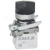 Переключатель КПЕ2620РС-черный-2но+0нз-ручка-фикс-3поз-IP65