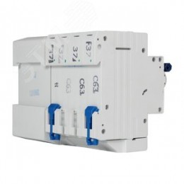 Выключатель автоматический дифференциального тока АВДТ с защитой от сверхтоков 4П 63А 30мА AC OptiDin VD63-42C63-A-УХЛ4