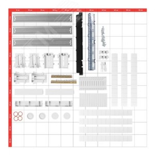 Щит распределительный навесной пластиковый 36 модулей ЩРН-п-36 OptiBox P-BNK-3-36-IP65