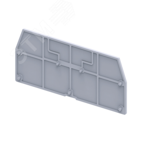 Крышка концевая OptiClip EPCDS6U-серый для клемм CDS6U