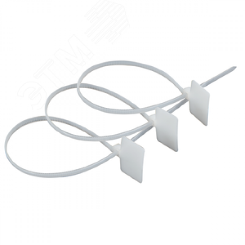 Хомут с площадкой OptiKit CT-M-N-2,5х110-белый (100шт)