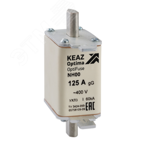 Вставка плавкая OptiFuse NH00 63А габарит 00 400AC УХЛ3