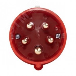 Вилка 025-32А-6h-380AC-3P+PE+N-IP44