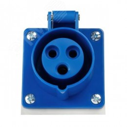 Розетка 113-16А-6h-220AC-2P+PE-IP44