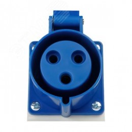 Розетка 123-32А-6h-220AC-2P+PE-IP44