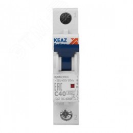 Выключатель автоматический однополюсный 40А C 6кА AC OptiDin BM63-1C40-УХЛ3