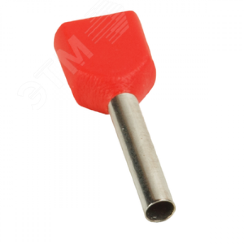 Наконечник штыревой втулочный под два провода НШвИ2 OptiKit T-Shv2-PVC- 1,5-12 (100шт)