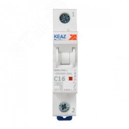 Выключатель автоматический однополюсный 16А C 4,5кА AC OptiDin BM63-1C16-4,5-УХЛ3