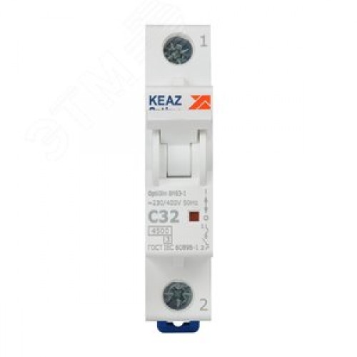 Выключатель автоматический однополюсный 32А C 4,5кА AC OptiDin BM63-1C32-4,5-УХЛ3