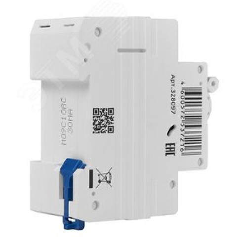 Выключатель автоматический дифференциального тока АВДТ с защитой от сверхтоков 2П 10А 30мА AC 4,5кА OptiDin D63-22C10-AC-У3