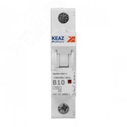 Выключатель автоматический однополюсный 10А B 4,5кА AC OptiDin BM63-1B10-4,5-УХЛ3